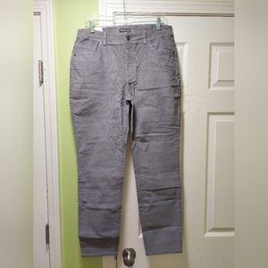 Toad&Co Karuna Cord Skinny Pants, sz 12, Storm (Gray/Blue), Women's